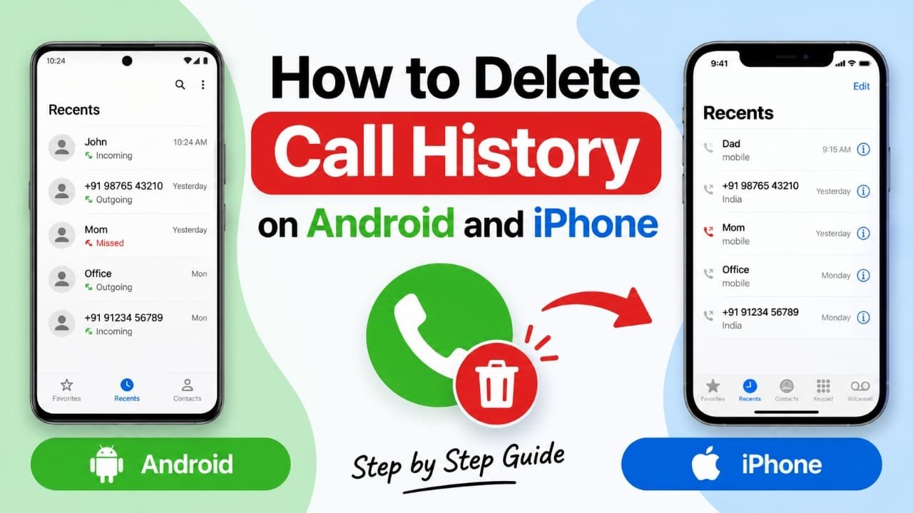 How to Delete Call History on Android and iPhone