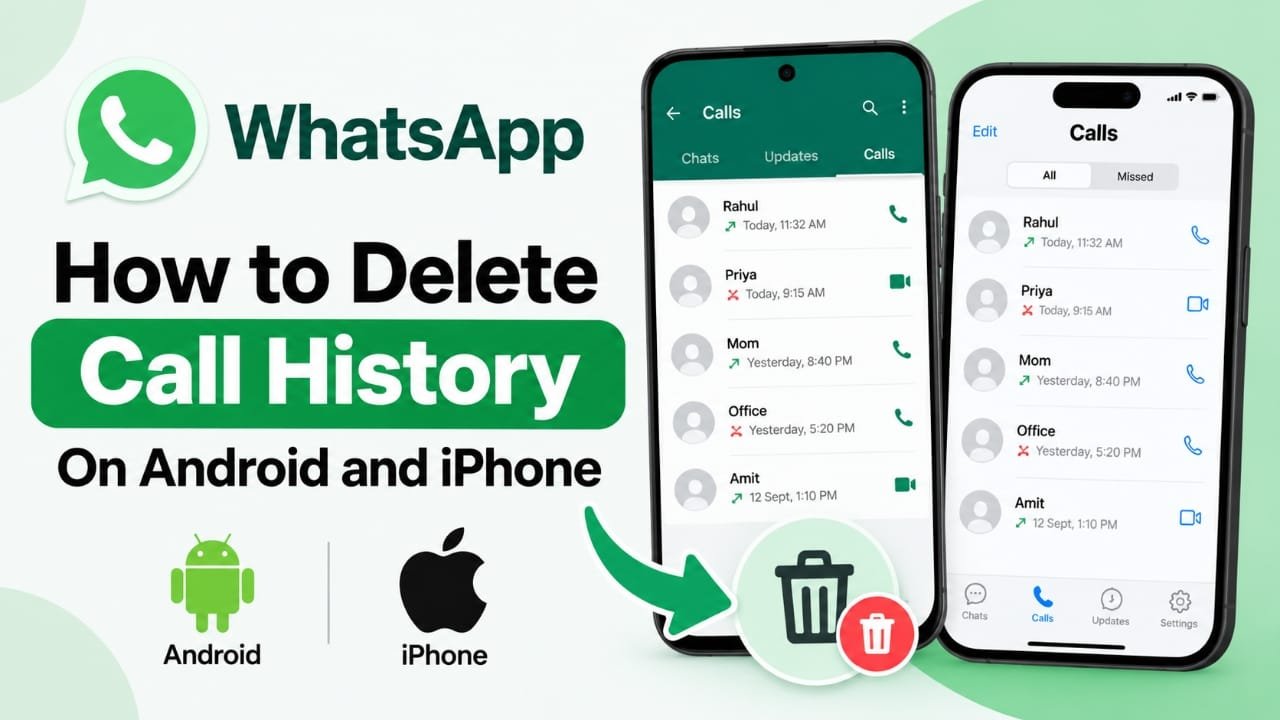 How to Delete WhatsApp Call History on Android and iPhone