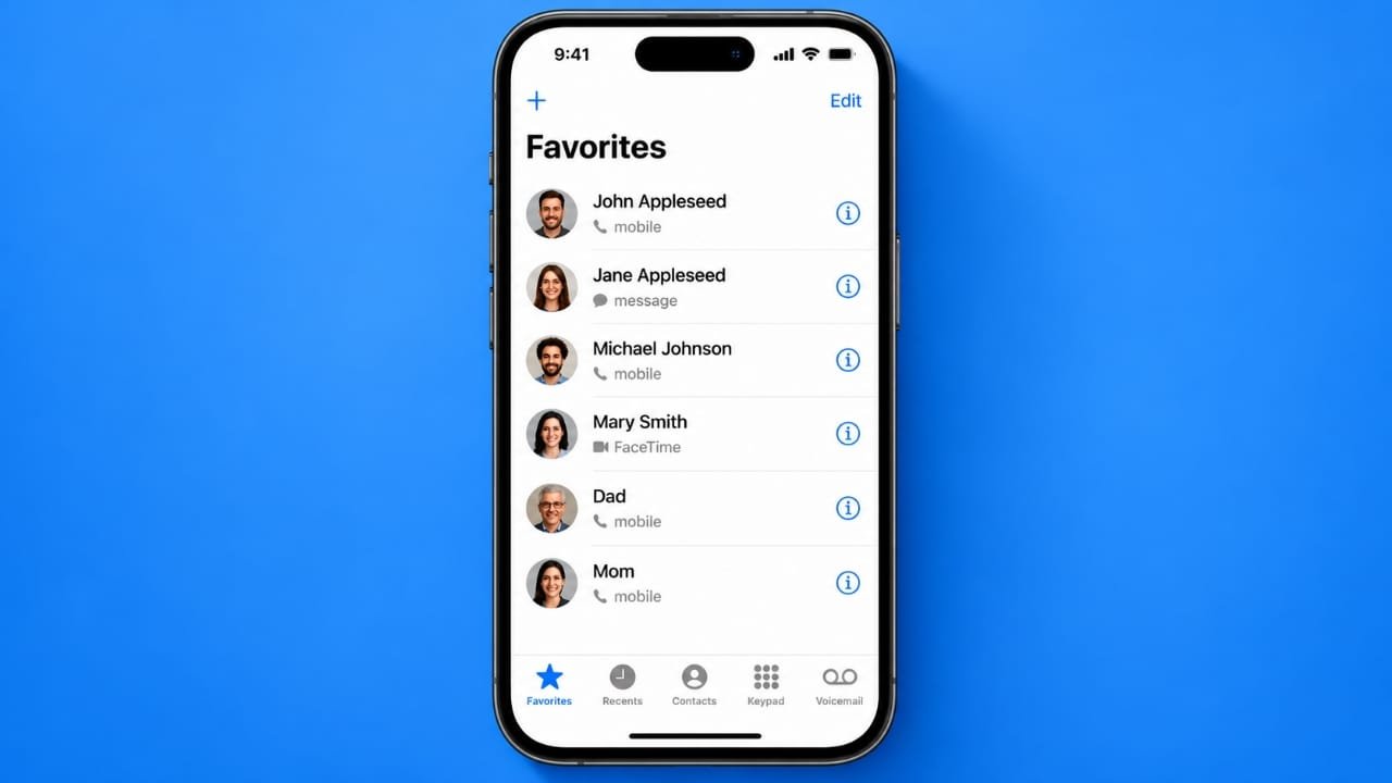 How to Manage Favorite Contacts on iPhone Easily