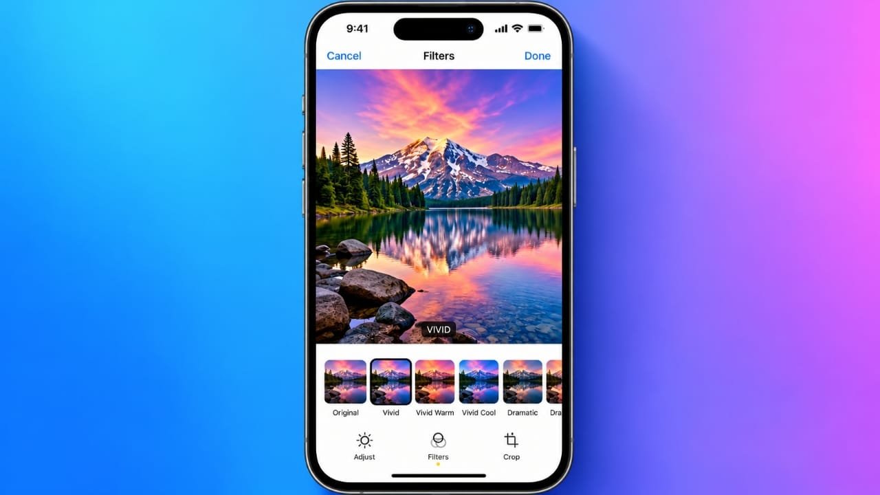How to Add Photo Filters on iPhone