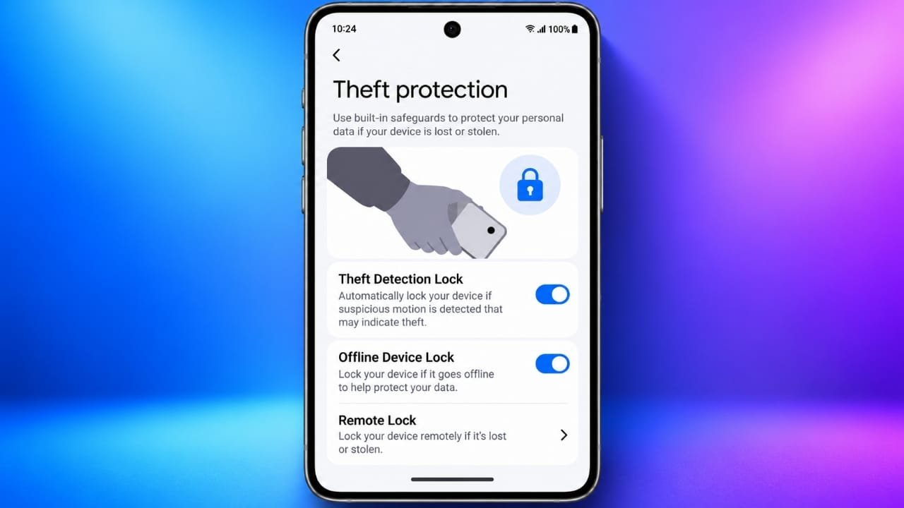 How to Turn On Theft Detection Lock on Android